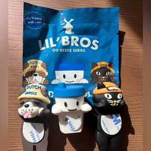 Dutch Bros Lil' Bros OG Bestie Series Figures Phone Charm